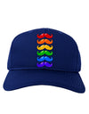 Colorful Rainbow Mustaches Adult Dark Baseball Cap Hat-Baseball Cap-TooLoud-Royal-Blue-One Size-Davson Sales