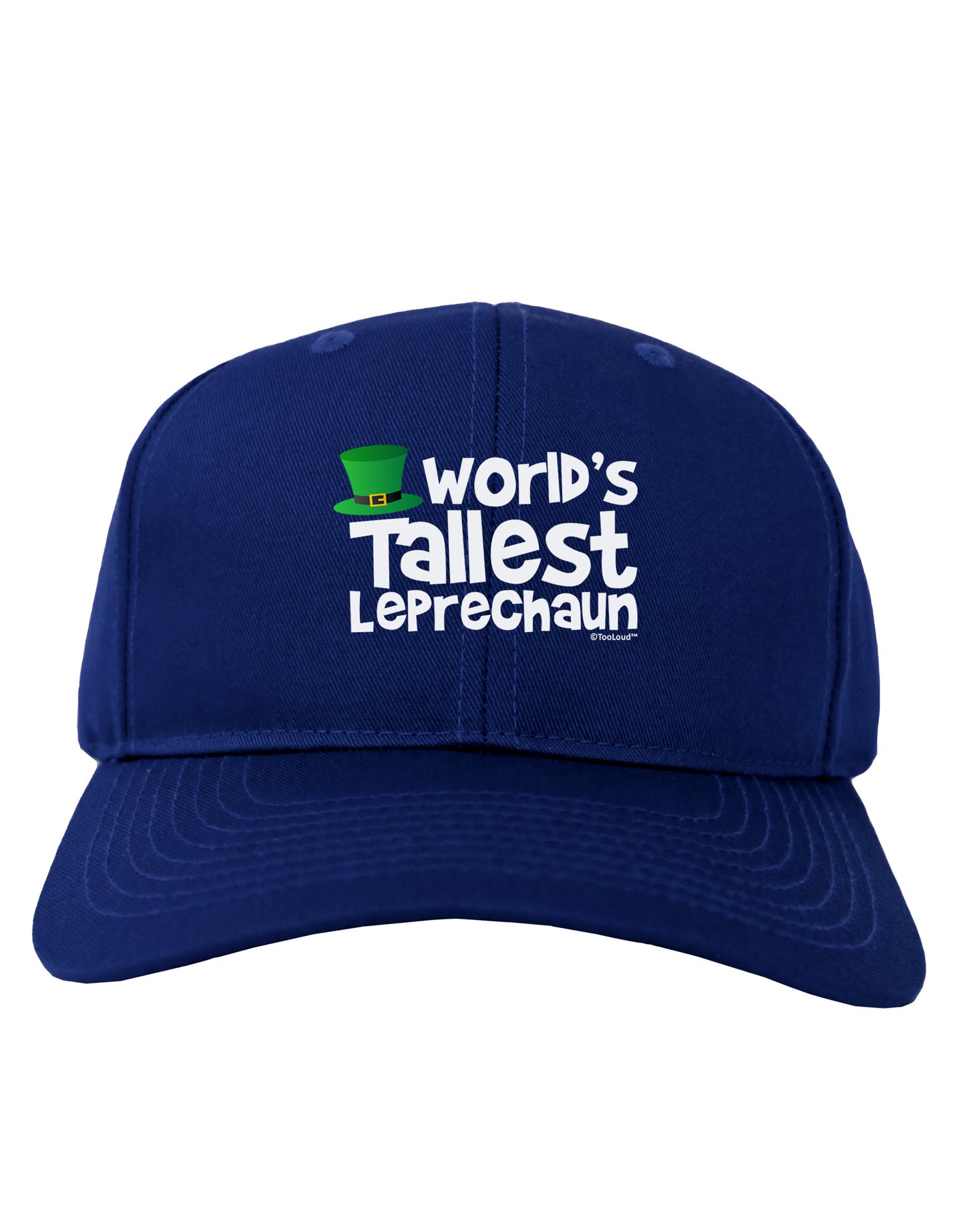 World's Tallest Leprechaun Adult Dark Baseball Cap Hat by TooLoud-Baseball Cap-TooLoud-Royal-Blue-One Size-Davson Sales