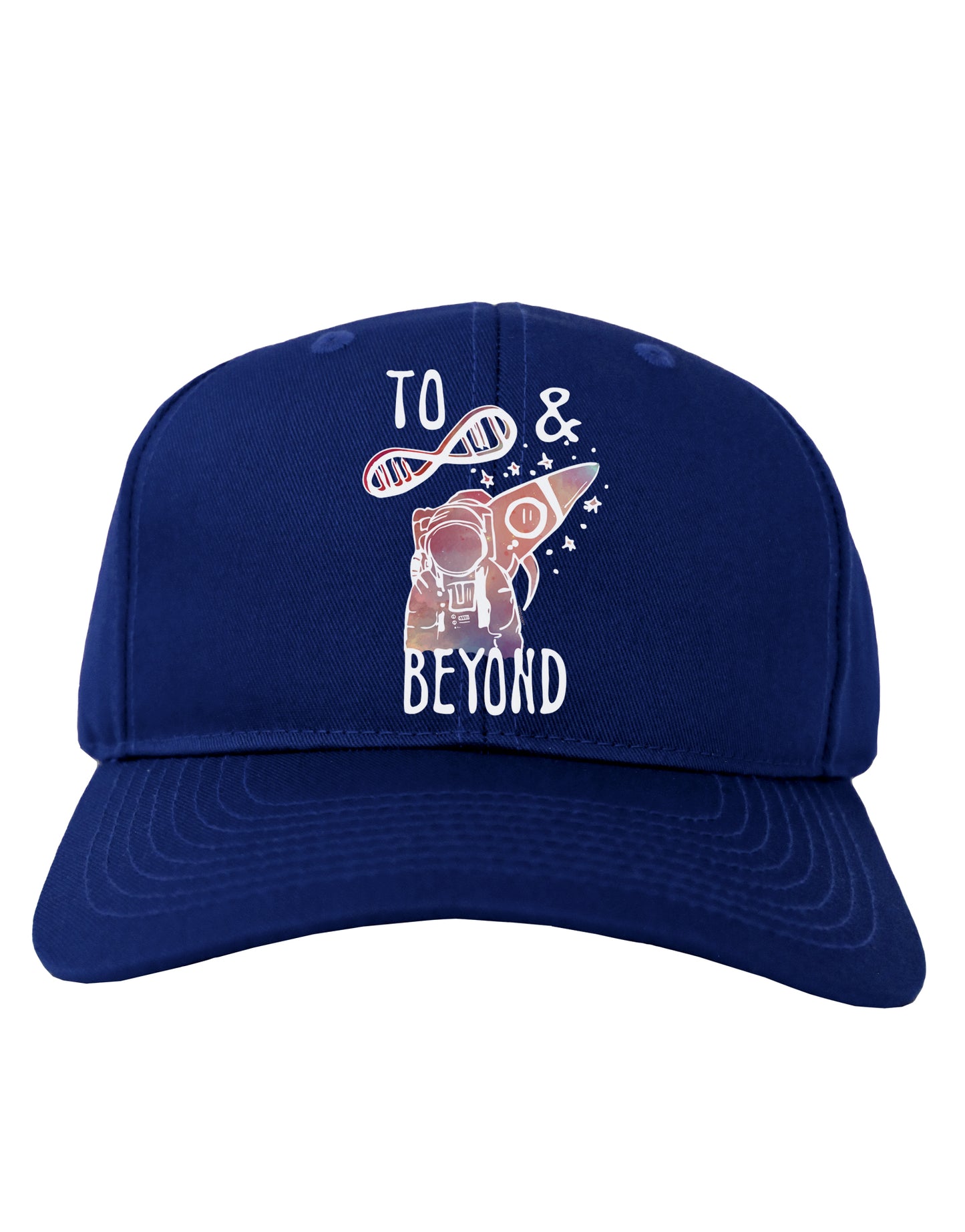 TooLoud To infinity and beyond Dark Adult Dark Baseball Cap Hat-Baseball Cap-TooLoud-Royal-Blue-One-Size-Fits-Most-Davson Sales