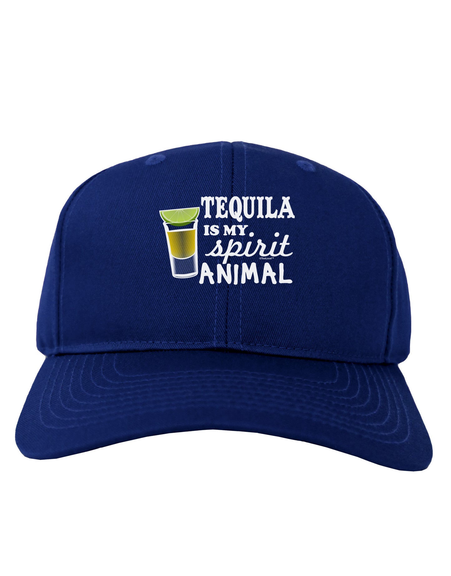 Tequila Is My Spirit Animal Adult Dark Baseball Cap Hat-Baseball Cap-TooLoud-Royal-Blue-One Size-Davson Sales
