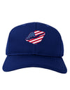 American Flag Lipstick Adult Dark Baseball Cap Hat-Baseball Cap-TooLoud-Royal-Blue-One Size-Davson Sales