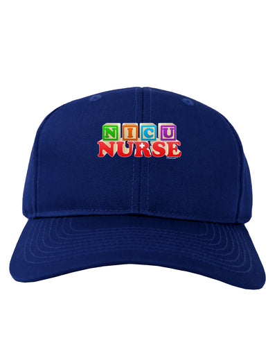 Nicu Nurse Adult Dark Baseball Cap Hat-Baseball Cap-TooLoud-Royal-Blue-One Size-Davson Sales