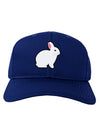 Cute Bunny Rabbit Easter Adult Dark Baseball Cap Hat-Baseball Cap-TooLoud-Royal-Blue-One Size-Davson Sales