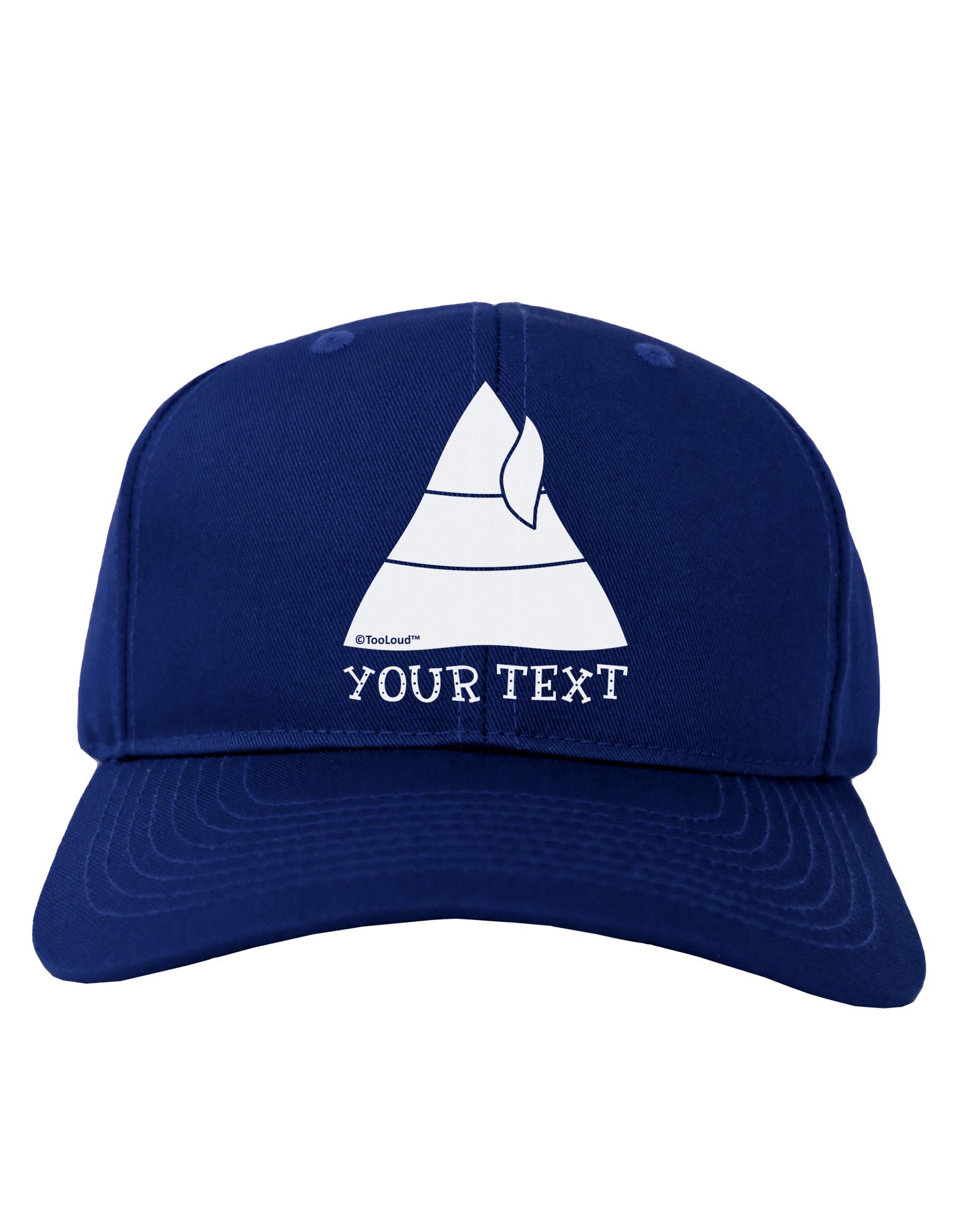 Personalized Matching Elf Family Design - Your Text Adult Dark Baseball Cap Hat-Baseball Cap-TooLoud-Royal-Blue-One Size-Davson Sales