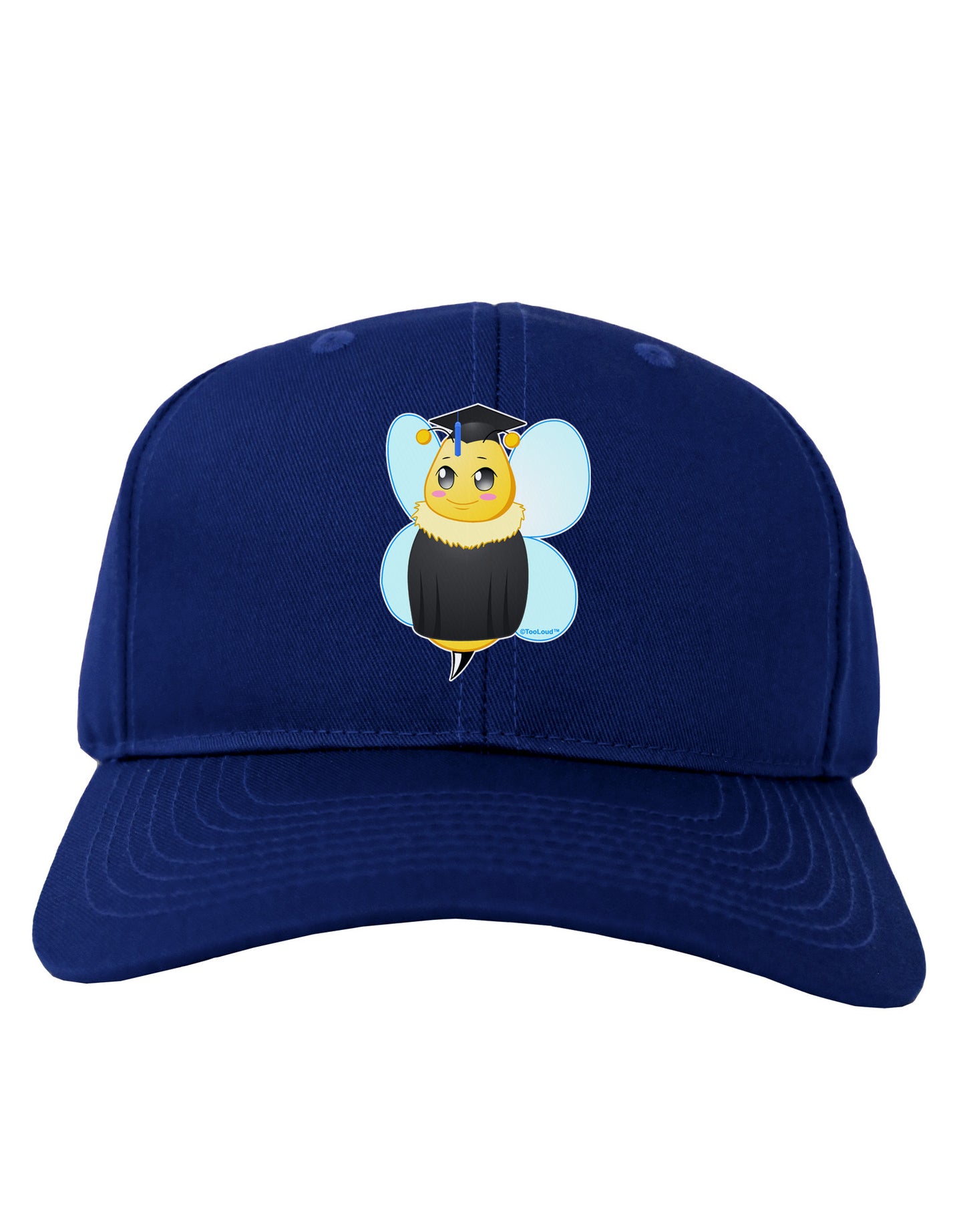 Graduation Bee Adult Dark Baseball Cap Hat-Baseball Cap-TooLoud-Royal-Blue-One Size-Davson Sales