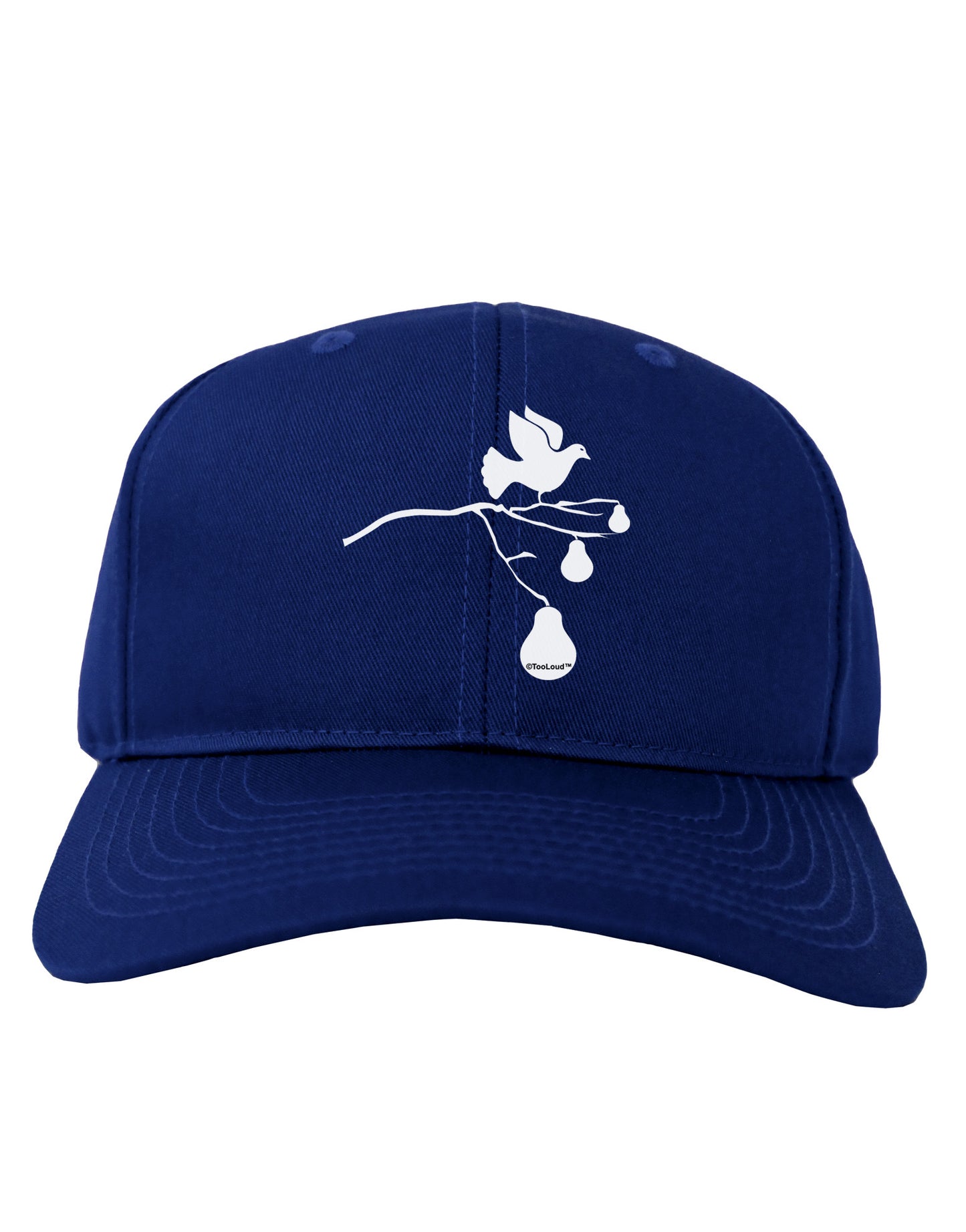Partridge In A Pear Tree Adult Dark Baseball Cap Hat-Baseball Cap-TooLoud-Royal-Blue-One Size-Davson Sales