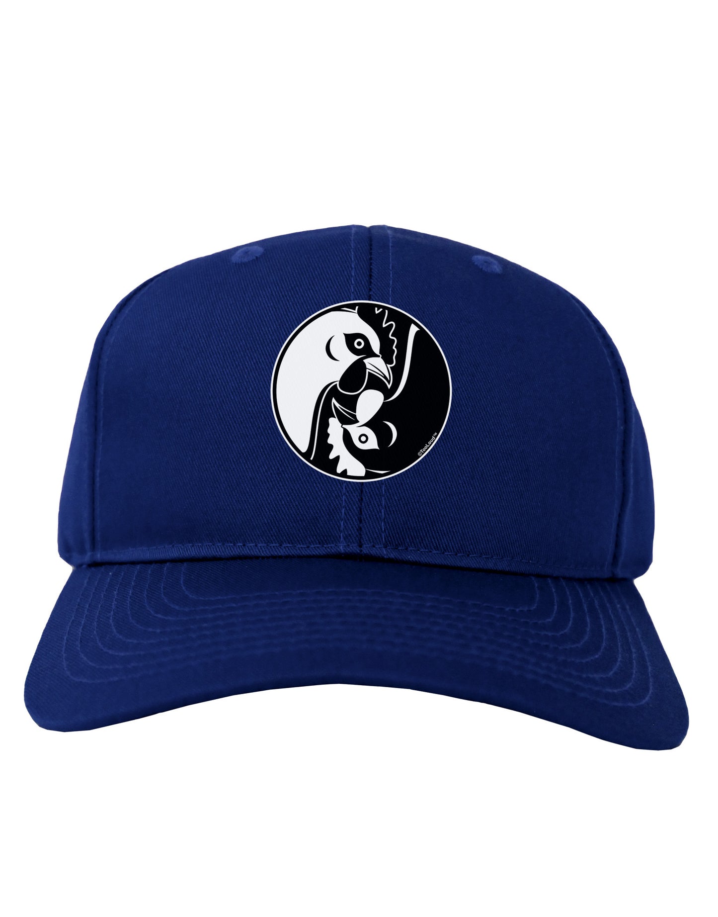 Yin Yang Chicken Adult Dark Baseball Cap Hat-Baseball Cap-TooLoud-Royal-Blue-One Size-Davson Sales