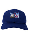 All American Eagle Adult Dark Baseball Cap Hat-Baseball Cap-TooLoud-Royal-Blue-One Size-Davson Sales