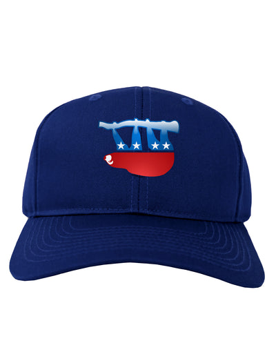 Sloth Political Party Symbol Adult Dark Baseball Cap Hat-Baseball Cap-TooLoud-Royal-Blue-One Size-Davson Sales