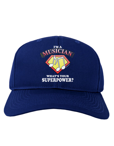 Musician - Superpower Adult Dark Baseball Cap Hat-Baseball Cap-TooLoud-Royal-Blue-One Size-Davson Sales