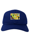 Menacing Turtle Watercolor Adult Dark Baseball Cap Hat-Baseball Cap-TooLoud-Royal-Blue-One Size-Davson Sales