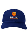 Bruh Emoji Adult Dark Baseball Cap Hat-Baseball Cap-TooLoud-Royal-Blue-One Size-Davson Sales