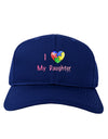 I Heart My Daughter - Autism Awareness Adult Dark Baseball Cap Hat by TooLoud-Baseball Cap-TooLoud-Royal-Blue-One Size-Davson Sales