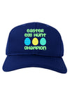 Easter Egg Hunt Champion - Blue and Green Adult Dark Baseball Cap Hat by TooLoud-Baseball Cap-TooLoud-Royal-Blue-One Size-Davson Sales