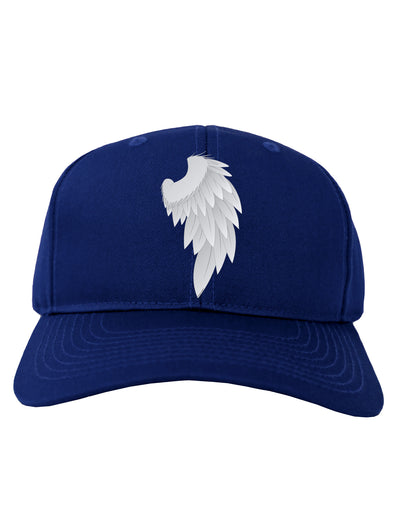 Single Right Angel Wing Design - Couples Adult Dark Baseball Cap Hat-Baseball Cap-TooLoud-Royal-Blue-One Size-Davson Sales