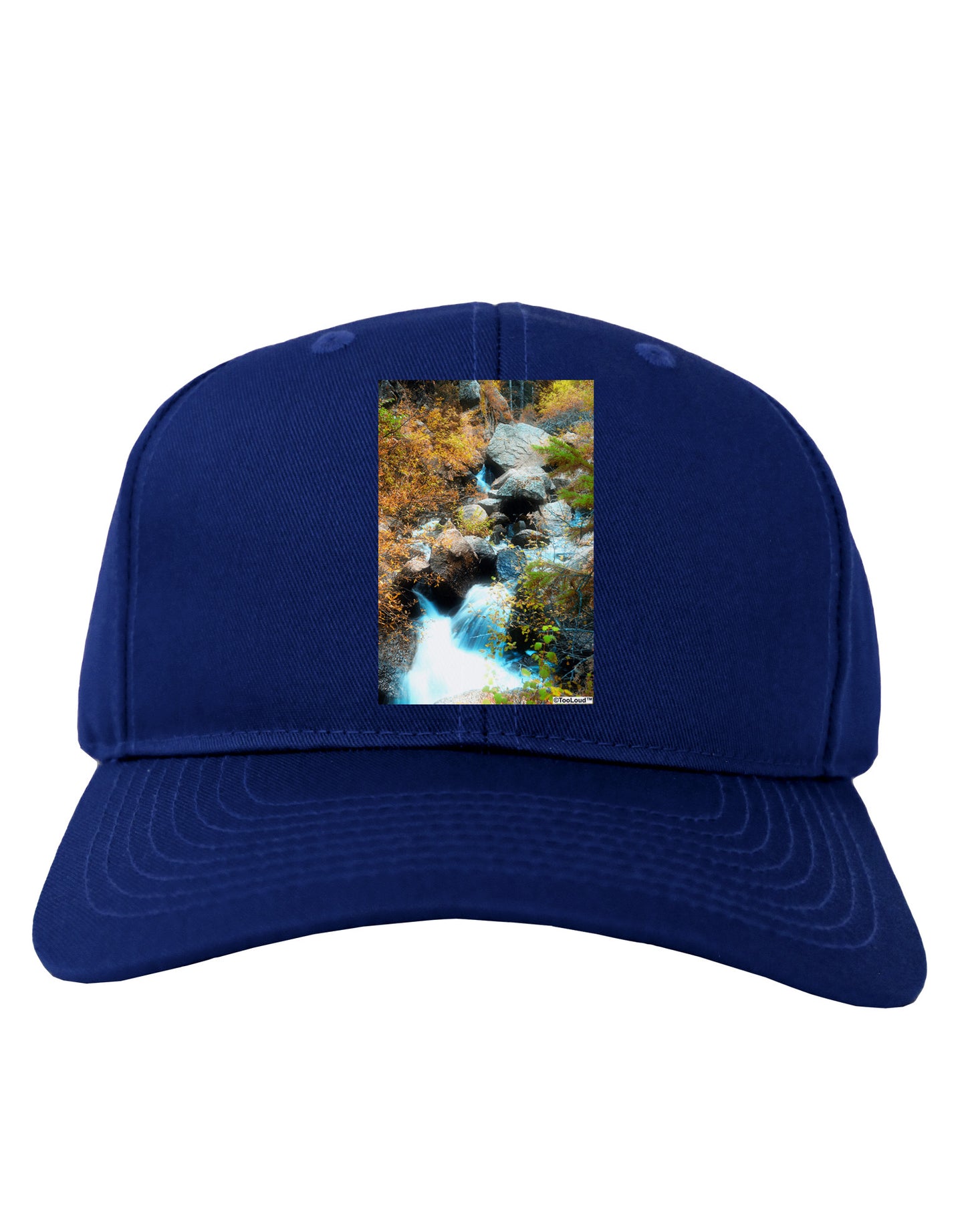 Rockies Waterfall Adult Dark Baseball Cap Hat-Baseball Cap-TooLoud-Royal-Blue-One Size-Davson Sales