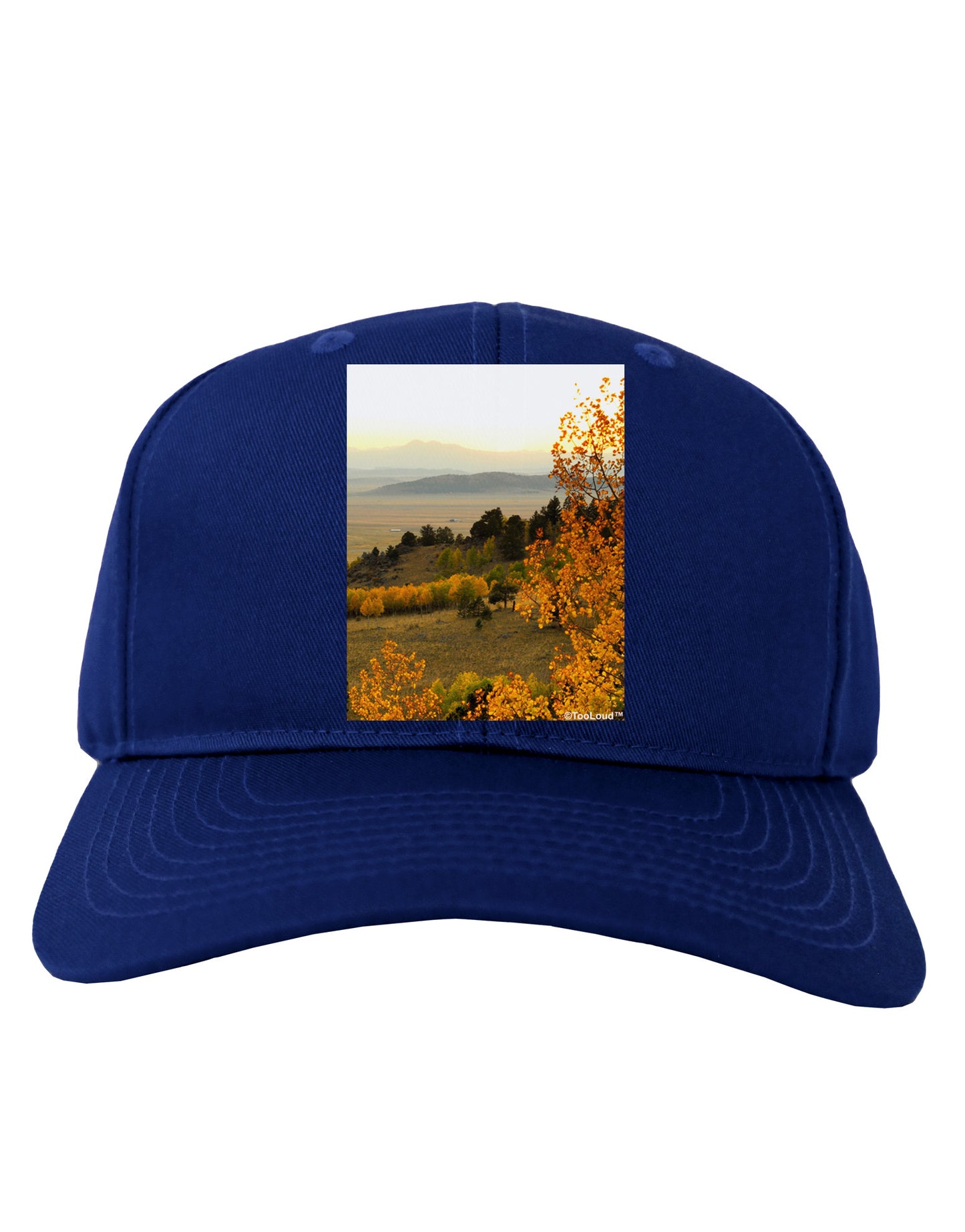 Nature Photography - Gentle Sunrise Adult Dark Baseball Cap Hat by-Baseball Cap-TooLoud-Royal-Blue-One Size-Davson Sales