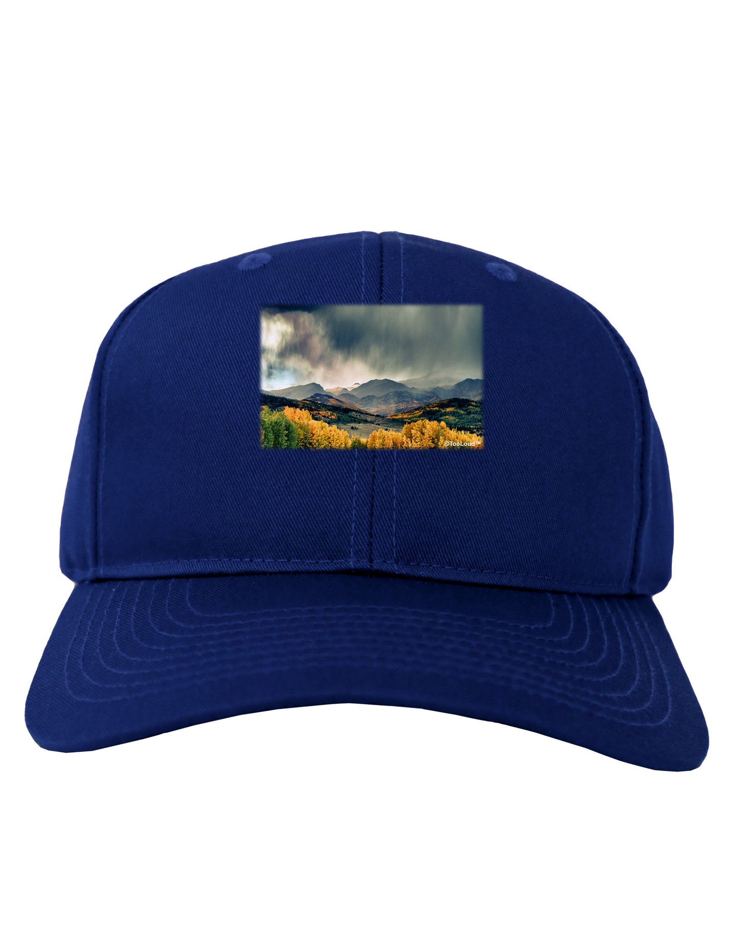 Colorado Mountain Scene Photo Adult Dark Baseball Cap Hat-Baseball Cap-TooLoud-Royal-Blue-One Size-Davson Sales