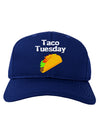 Taco Tuesday Design Adult Dark Baseball Cap Hat by TooLoud-Baseball Cap-TooLoud-Royal-Blue-One Size-Davson Sales