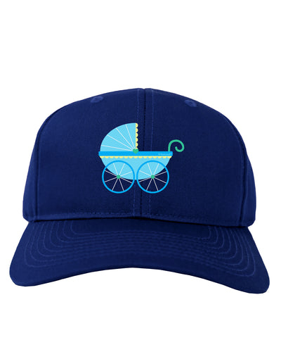 Baby Boy Carriage Adult Dark Baseball Cap Hat-Baseball Cap-TooLoud-Royal-Blue-One Size-Davson Sales