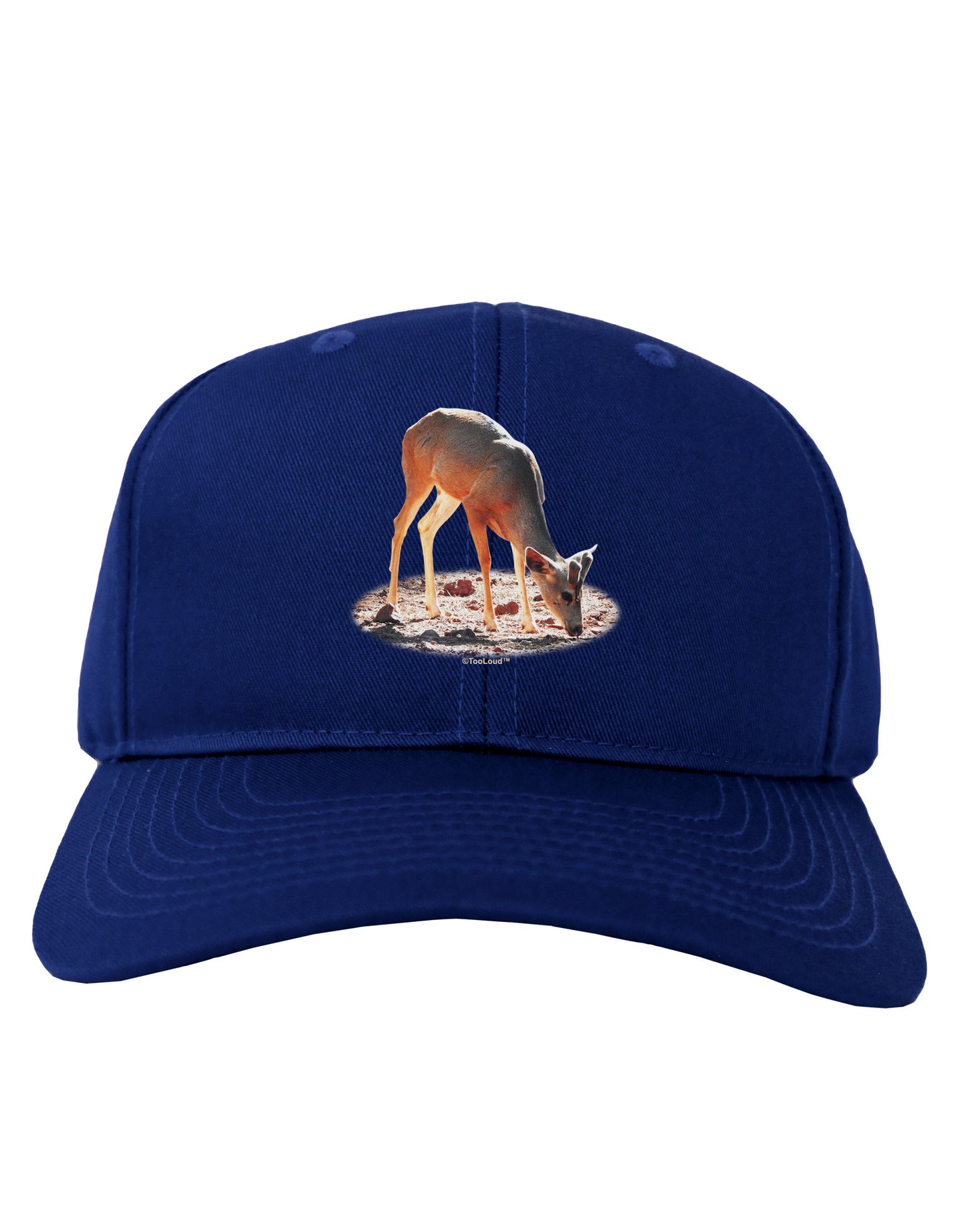 Little Buck Cutout Adult Dark Baseball Cap Hat-Baseball Cap-TooLoud-Royal-Blue-One Size-Davson Sales