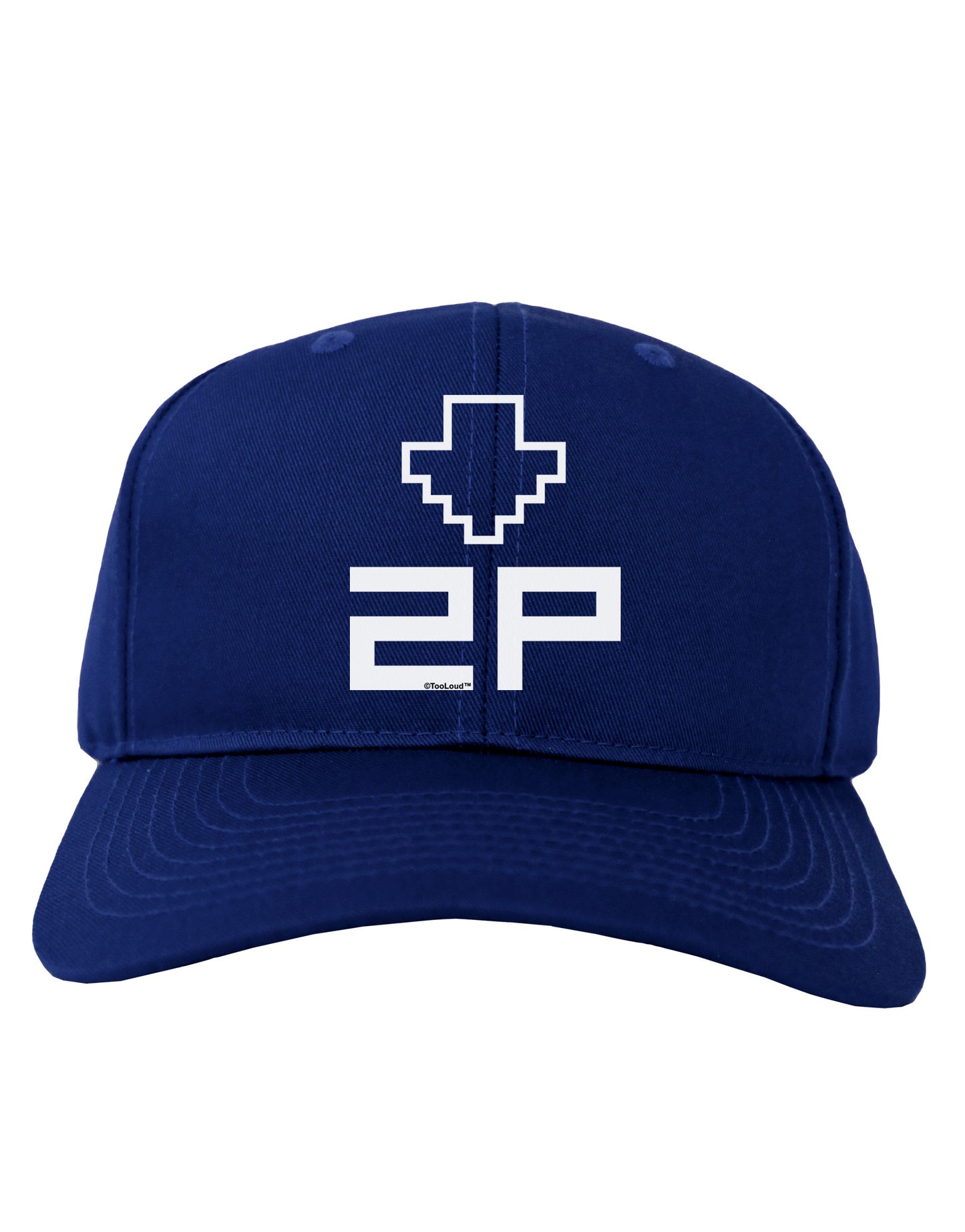 Player Two Selection Icon Adult Dark Baseball Cap Hat-Baseball Cap-TooLoud-Royal-Blue-One Size-Davson Sales