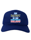 My Daddy is My Hero - Armed Forces - Blue Adult Dark Baseball Cap Hat by TooLoud-Baseball Cap-TooLoud-Royal-Blue-One Size-Davson Sales