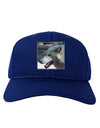 TooLoud White Wolf Face Adult Dark Baseball Cap Hat-Baseball Cap-TooLoud-Royal-Blue-One Size-Davson Sales