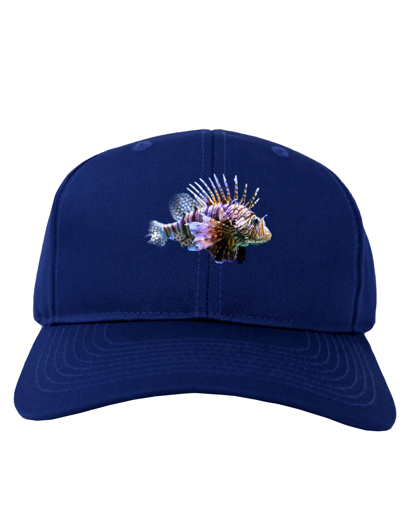 Lionfish Adult Dark Baseball Cap Hat-Baseball Cap-TooLoud-Royal-Blue-One Size-Davson Sales