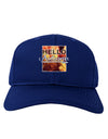 Hello Autumn Adult Dark Baseball Cap Hat-Baseball Cap-TooLoud-Royal-Blue-One Size-Davson Sales