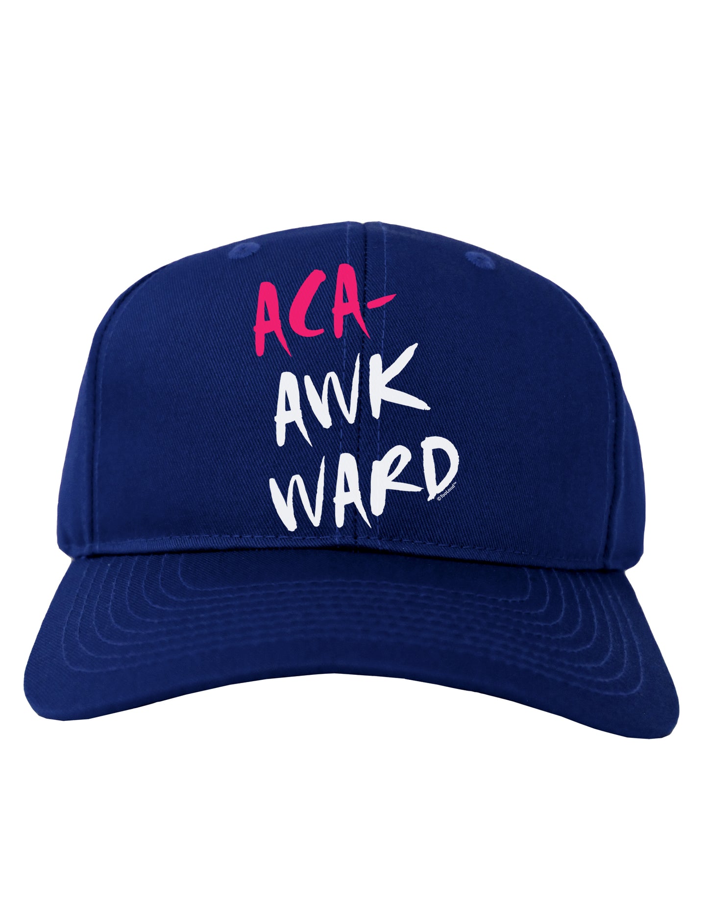 Aca-Awkward Adult Dark Baseball Cap Hat-Baseball Cap-TooLoud-Royal-Blue-One Size-Davson Sales