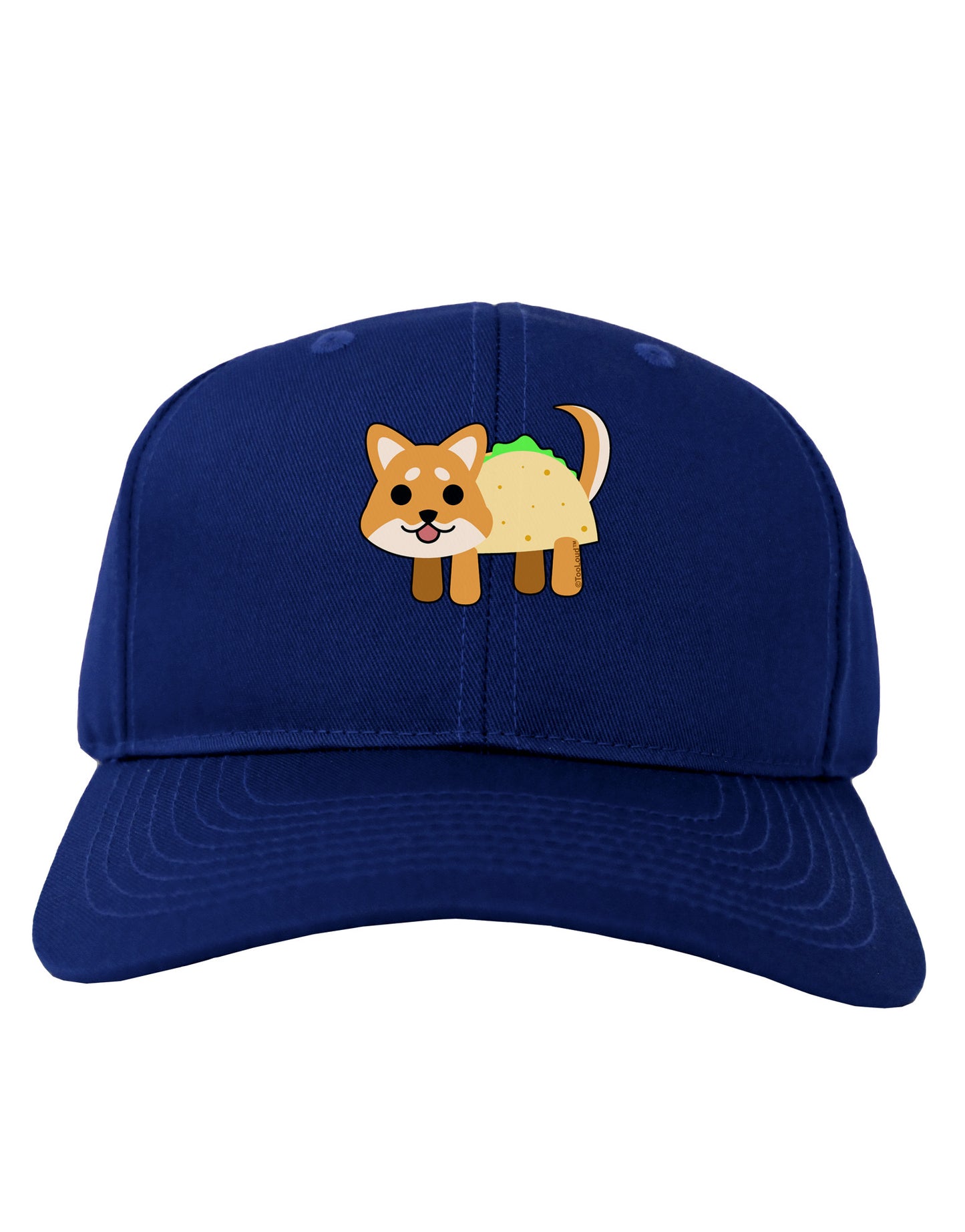 Cute Taco Dog Adult Dark Baseball Cap Hat-Baseball Cap-TooLoud-Royal-Blue-One Size-Davson Sales