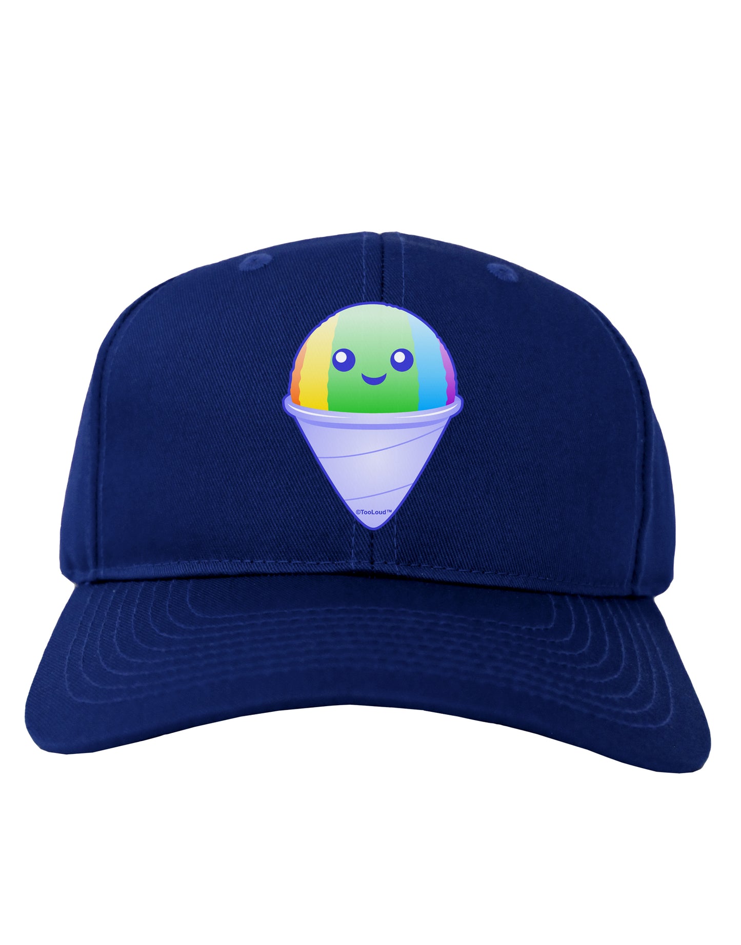 Cute Shaved Ice Adult Dark Baseball Cap Hat by TooLoud-Baseball Cap-TooLoud-Royal-Blue-One Size-Davson Sales
