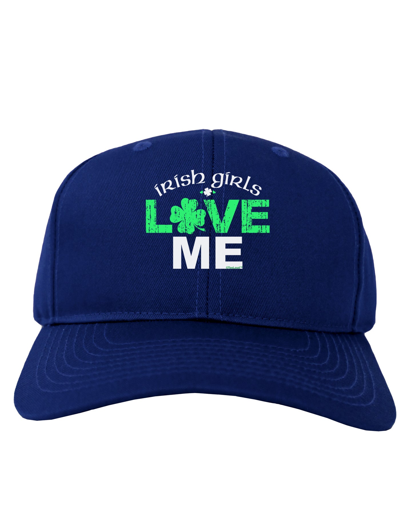 Irish Girls Love Me Adult Dark Baseball Cap Hat-Baseball Cap-TooLoud-Royal-Blue-One Size-Davson Sales