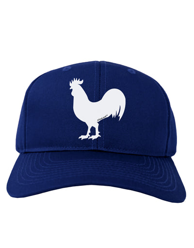 Rooster Silhouette Design Adult Dark Baseball Cap Hat-Baseball Cap-TooLoud-Royal-Blue-One Size-Davson Sales