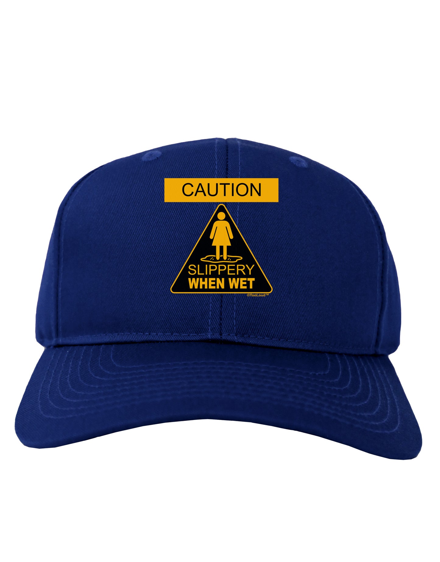 Slippery When Wet Adult Dark Baseball Cap Hat-Baseball Cap-TooLoud-Royal-Blue-One Size-Davson Sales