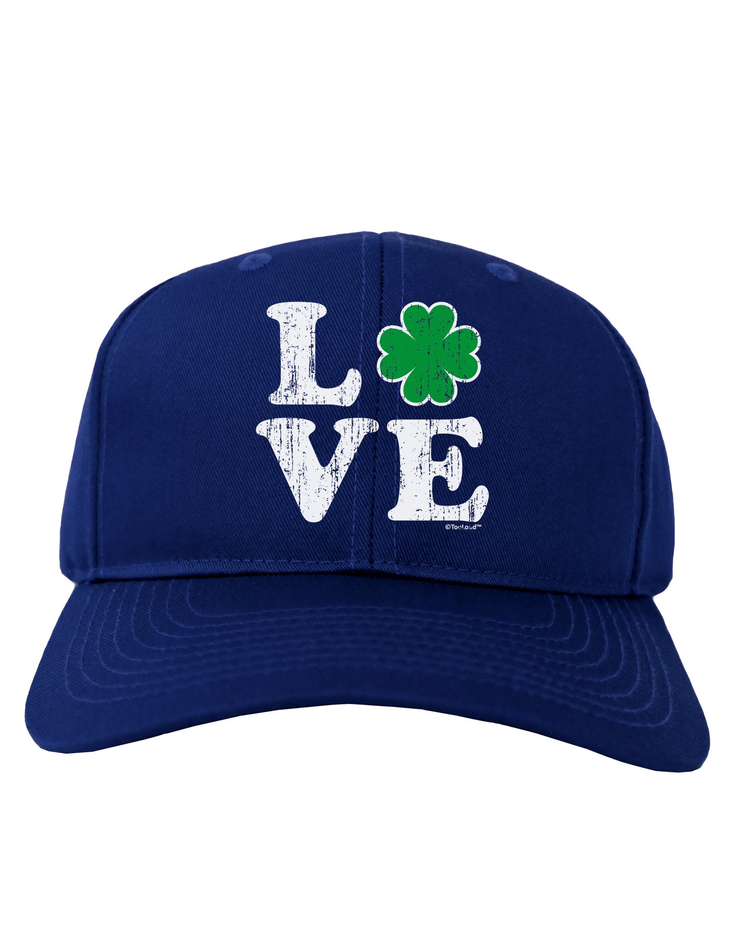 Irish Love - Distressed Adult Dark Baseball Cap Hat by TooLoud-Baseball Cap-TooLoud-Royal-Blue-One Size-Davson Sales