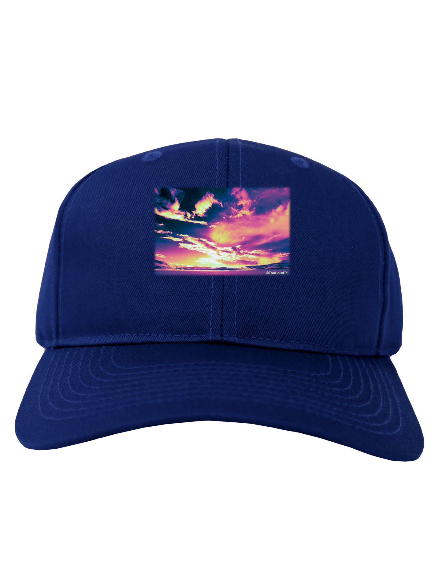 Blue Mesa Reservoir Surreal Adult Dark Baseball Cap Hat-Baseball Cap-TooLoud-Royal-Blue-One Size-Davson Sales