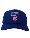 TooLoud You Can't Shop With Us Adult Dark Baseball Cap Hat-Baseball Cap-TooLoud-Royal-Blue-One Size-Davson Sales