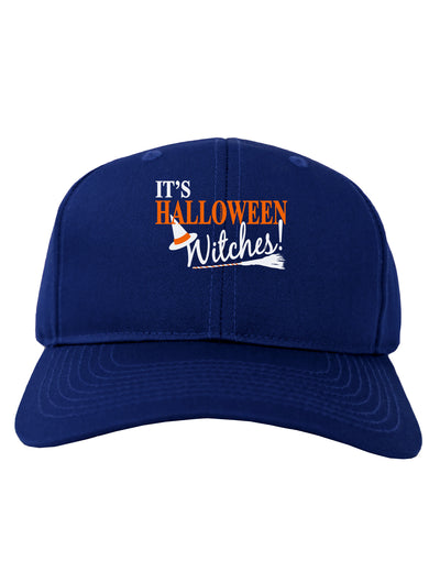 It's Halloween Witches Hat Adult Dark Baseball Cap Hat-Baseball Cap-TooLoud-Royal-Blue-One Size-Davson Sales