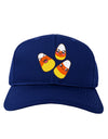 Cute Candy Corn Family Halloween Adult Dark Baseball Cap Hat-Baseball Cap-TooLoud-Royal-Blue-One Size-Davson Sales