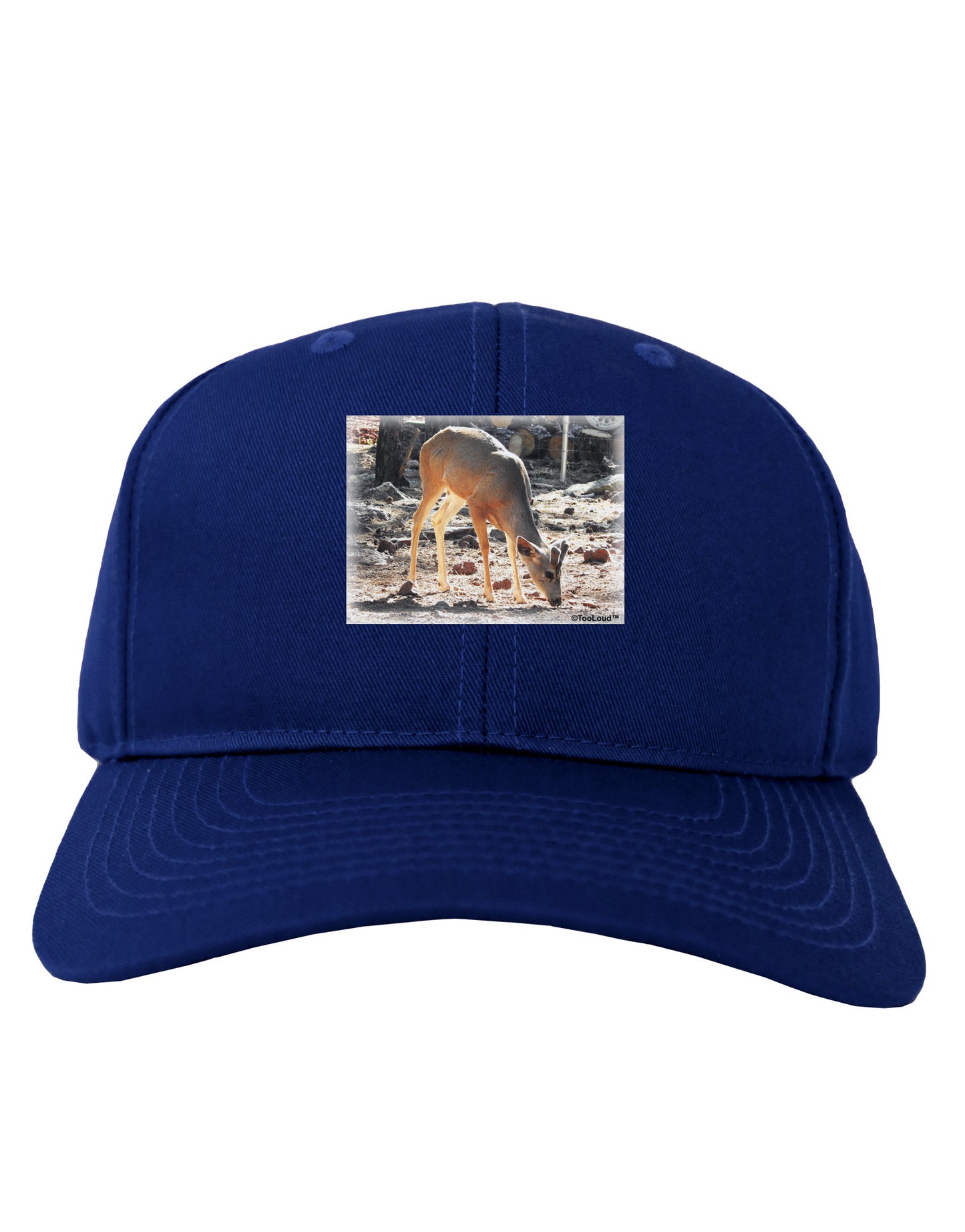 Little Buck Adult Dark Baseball Cap Hat-Baseball Cap-TooLoud-Royal-Blue-One Size-Davson Sales