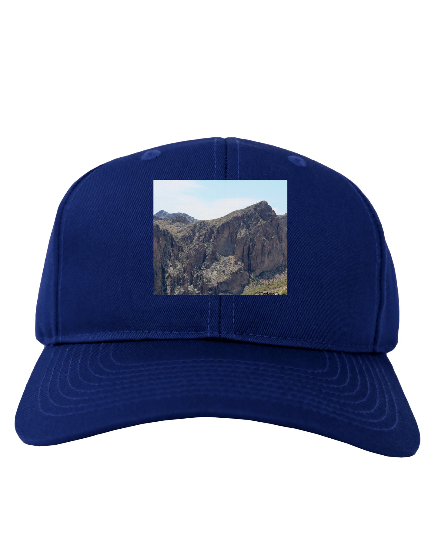 Arizona Saguaro Lake Mountains Adult Dark Baseball Cap Hat-Baseball Cap-TooLoud-Royal-Blue-One Size-Davson Sales