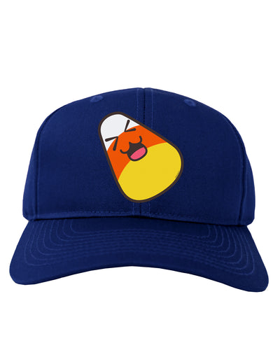 Cute Father Candy Corn Family Halloween Adult Dark Baseball Cap Hat-Baseball Cap-TooLoud-Royal-Blue-One Size-Davson Sales