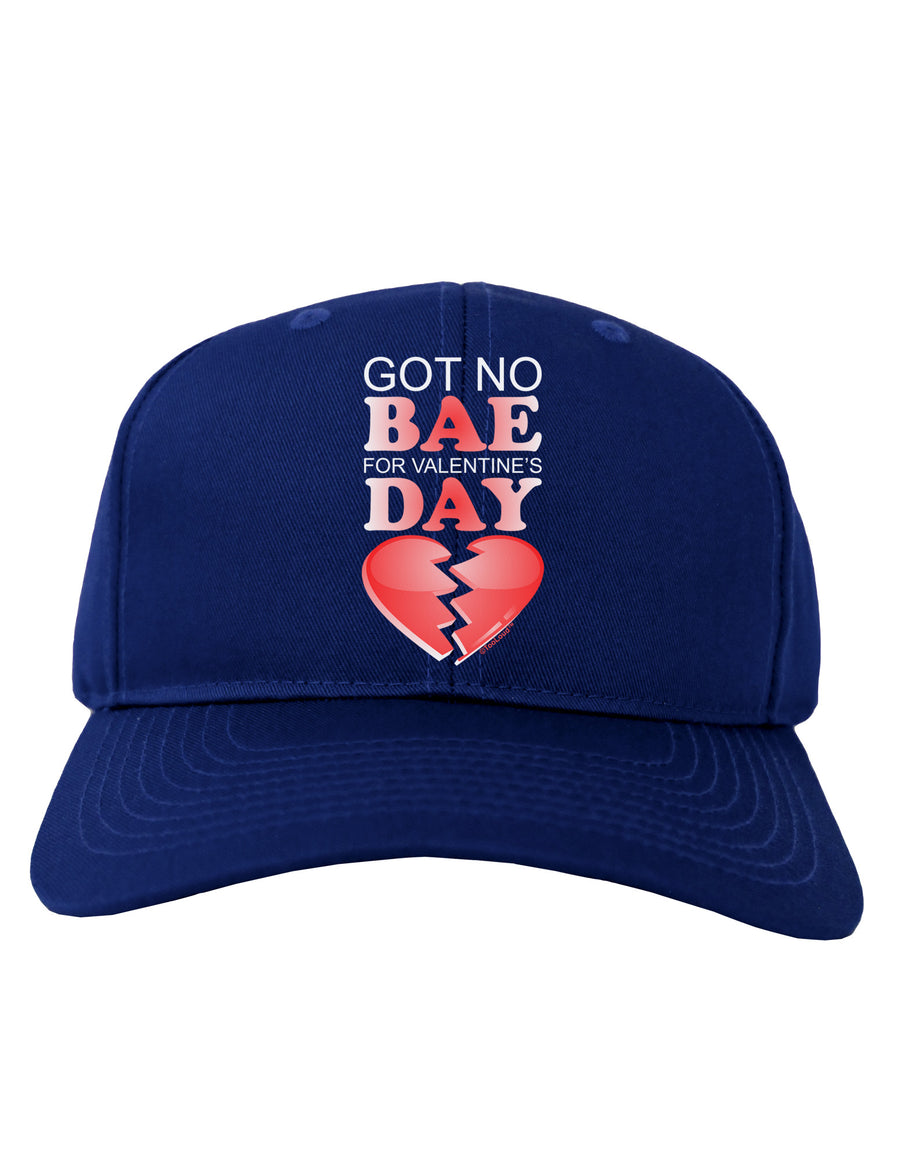 No Bae For Valentine's Day Adult Dark Baseball Cap Hat-Baseball Cap-TooLoud-Black-One Size-Davson Sales