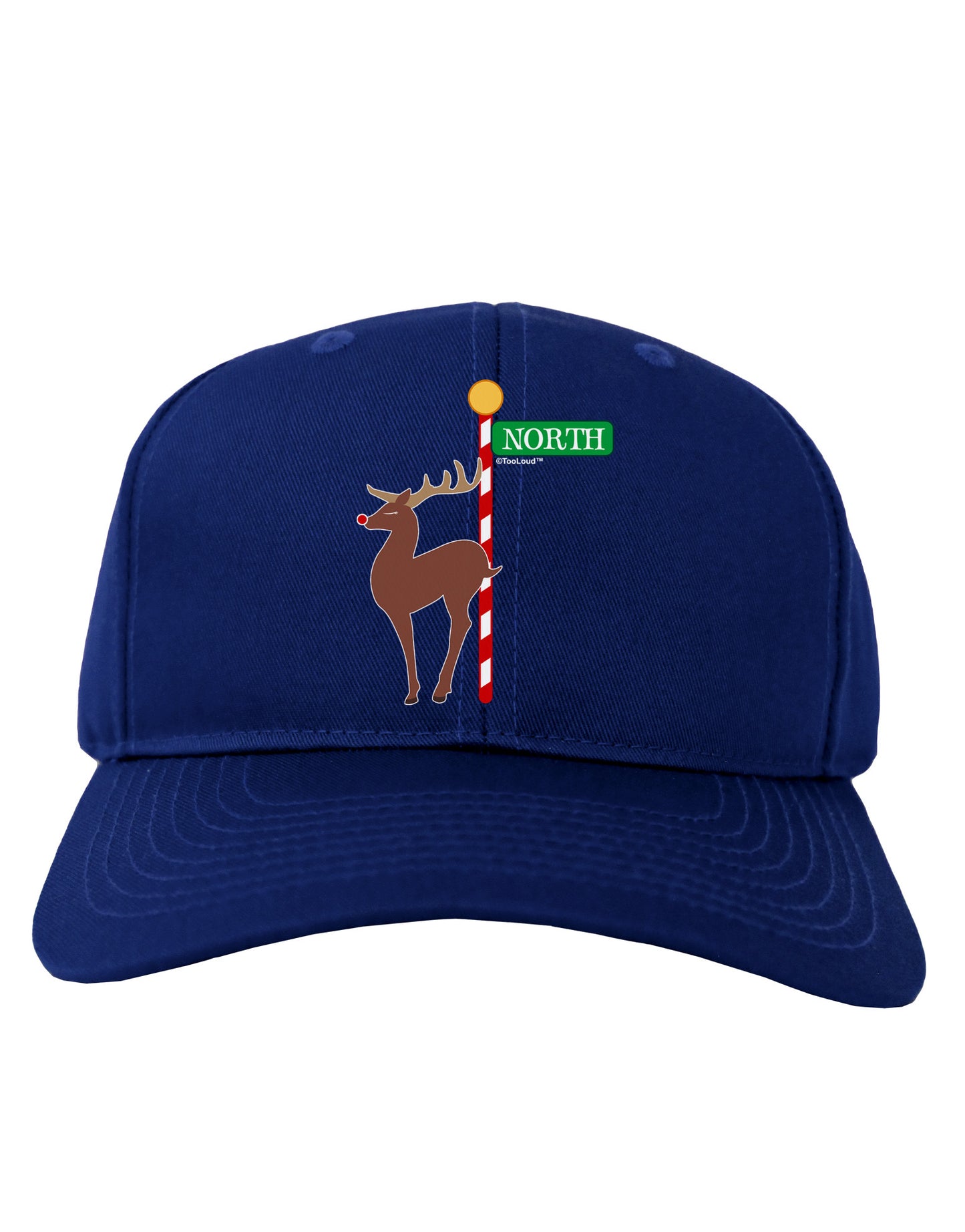 Rudolf Ratchet Reindeer Color Adult Dark Baseball Cap Hat-Baseball Cap-TooLoud-Royal-Blue-One Size-Davson Sales