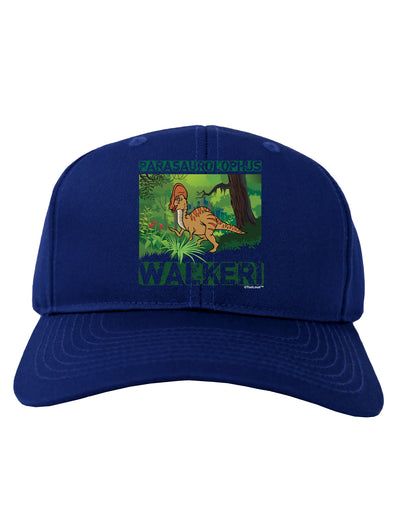 Parasaurolophus Walkeri - With Name Adult Dark Baseball Cap Hat-Baseball Cap-TooLoud-Royal-Blue-One Size-Davson Sales