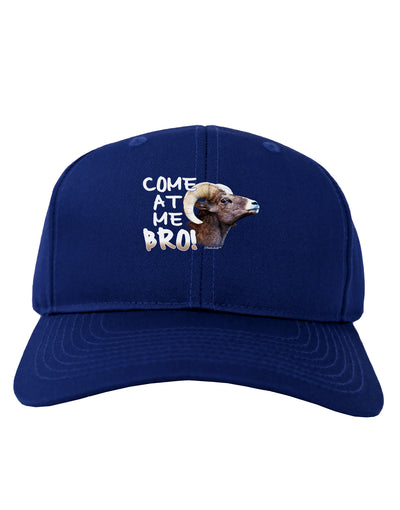 Come At Me Bro Big Horn Adult Dark Baseball Cap Hat-Baseball Cap-TooLoud-Royal-Blue-One Size-Davson Sales
