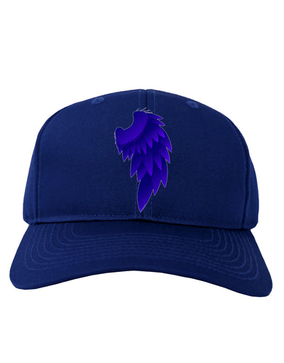 Single Right Dark Angel Wing Design - Couples Adult Dark Baseball Cap Hat-Baseball Cap-TooLoud-Royal-Blue-One Size-Davson Sales