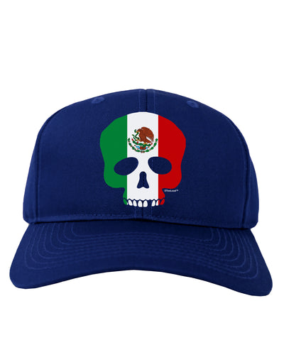 Skull Flag Mexico Adult Dark Baseball Cap Hat-Baseball Cap-TooLoud-Royal-Blue-One Size-Davson Sales